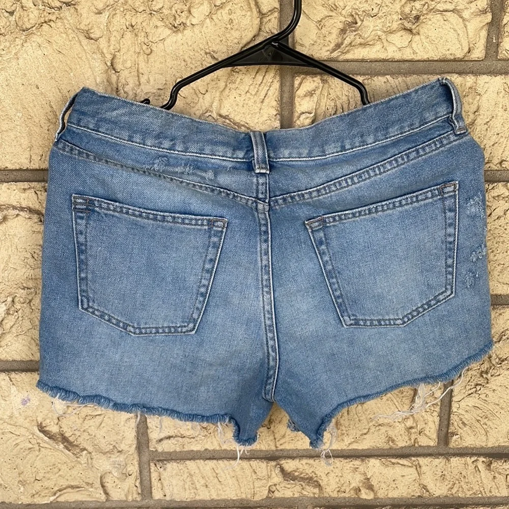BDG Denim Jeans Raw Hem Ripped Distressed Size 25